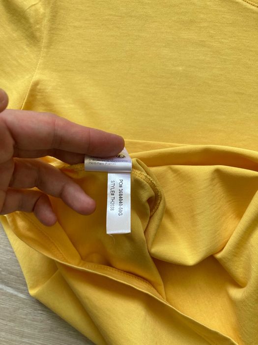 Lacoste Regular Fit мъжка памучна жълта тениска размер S