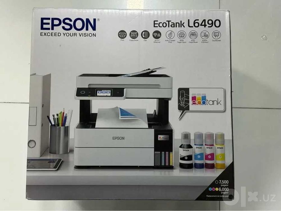 МФУ принтер Epson L6490, цветное, струйное, 4 в 1, с СНПЧ