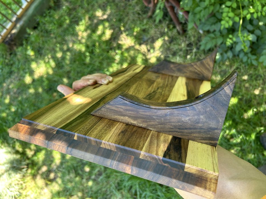 Poliță raft etajera din lemn masiv de nuc frasin stejar