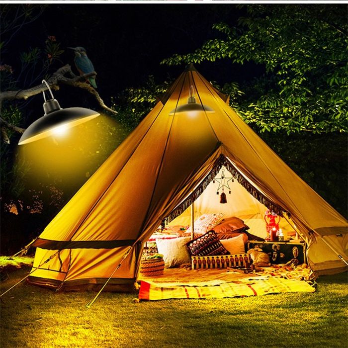 Соларна лампа с отделен панел тип камбана