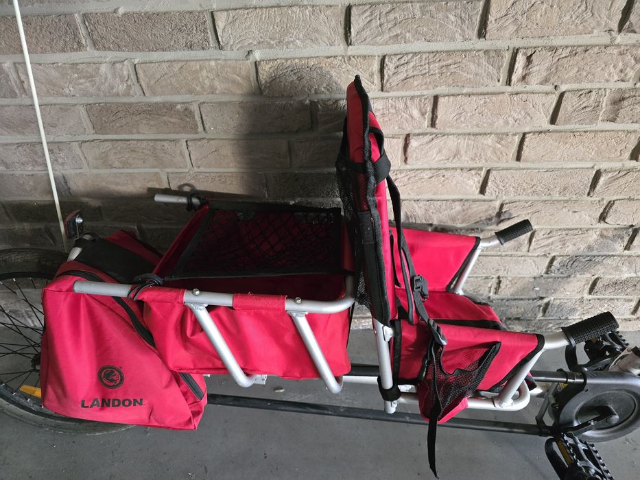 Remorca bicicleta copii