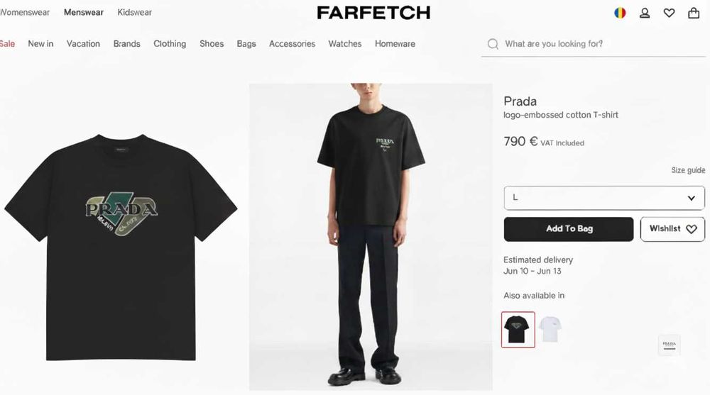 Tricou Prada Milano - Lagos Island