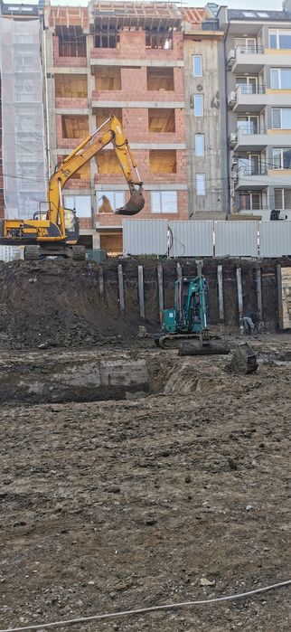 Услуги с  мини багер 3.5т, бобкат, самосвал с кран