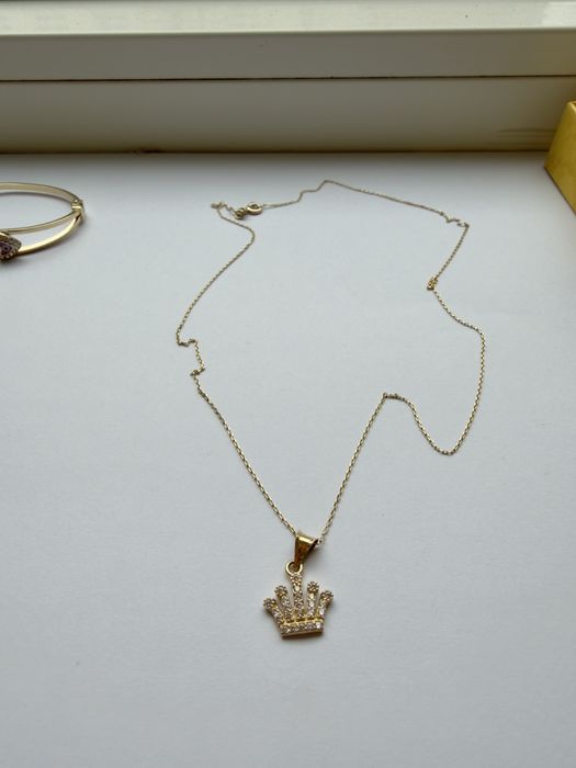 Vand lant aur nou 14k cu coroana 1,90 grame (500 lei pe gram)