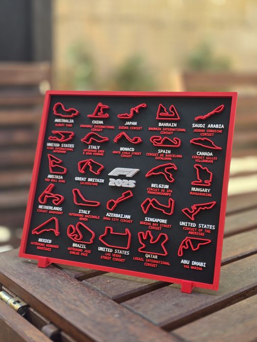 Calendar F1 2025 Circuits