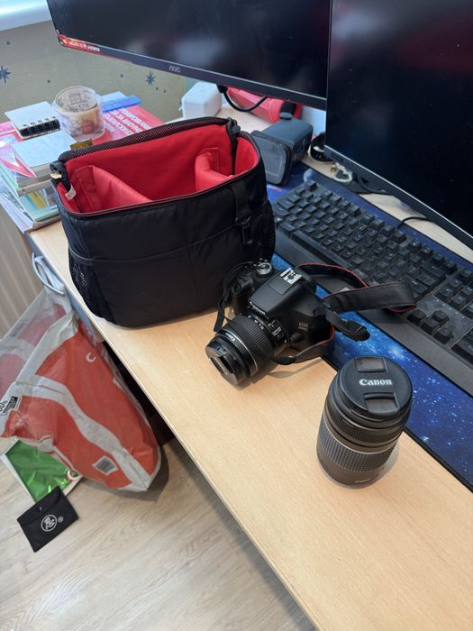 Canon eos 2000d 18-55 + 75-300