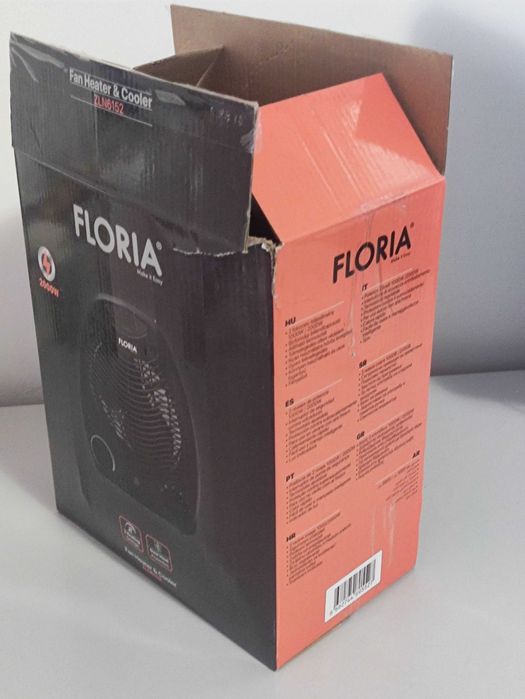 Aeroterma Floria ZLN6152, 2 trepte viteza, indicator luminos, 2000W