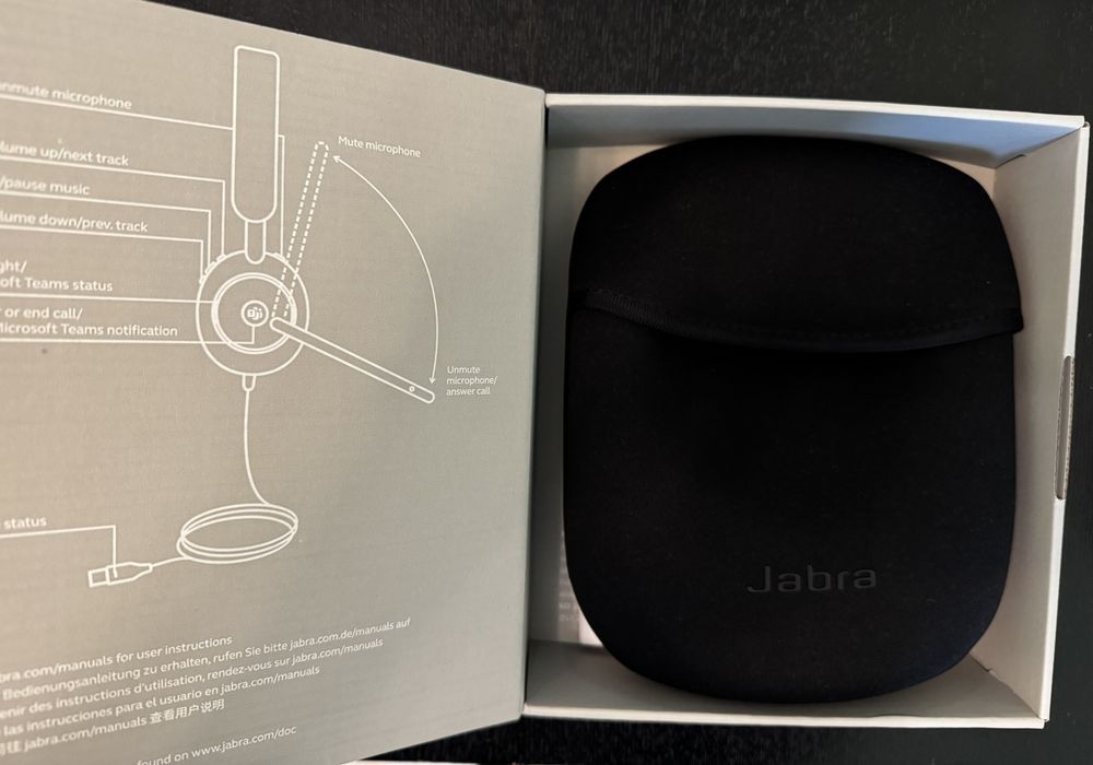 Слушалки с микрофон Jabra Evolve2 40 SE MS Stereo USB A