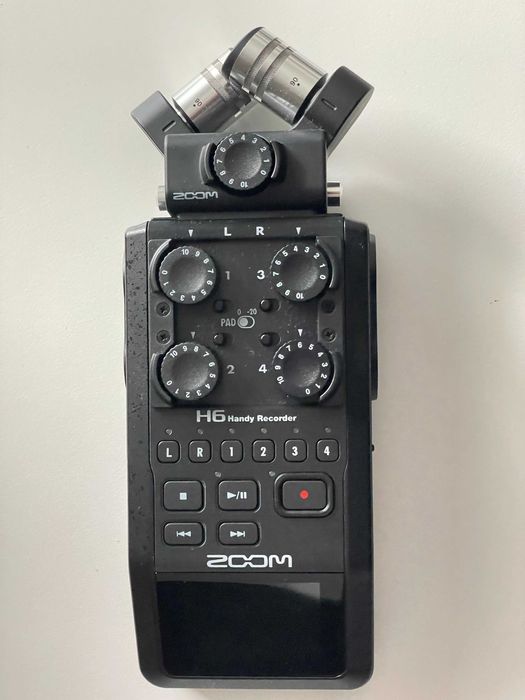 Reportofon/Recorder ZOOM H6 Black Audio XLR