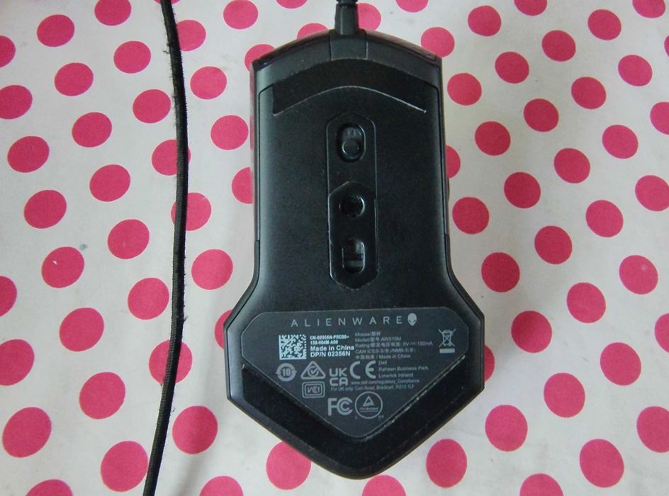 Mouse Gaming Dell Alienware AW510M, 16.000 DPI.