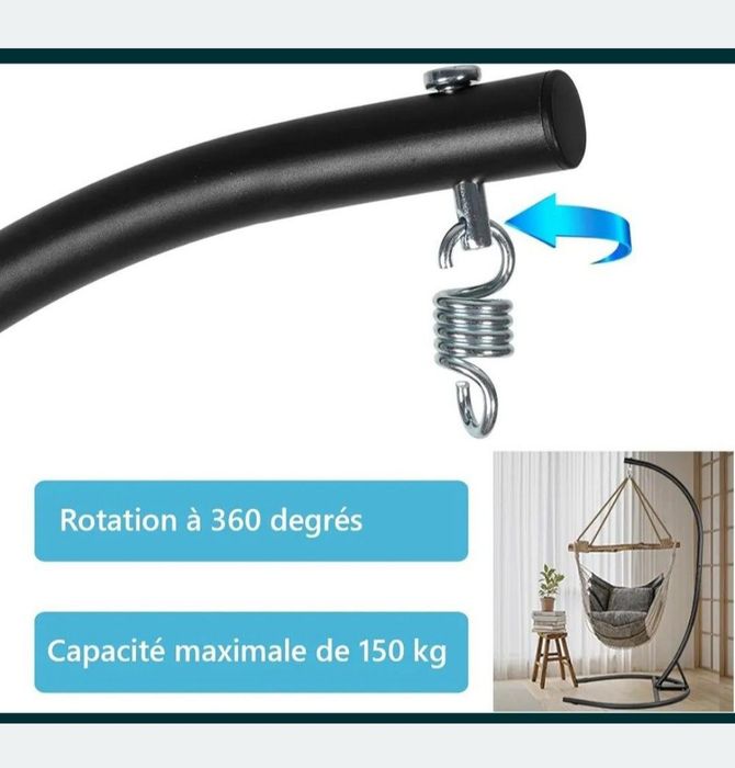 Suport metalic pentru scaun suspendat Ozonlife + Cadou!