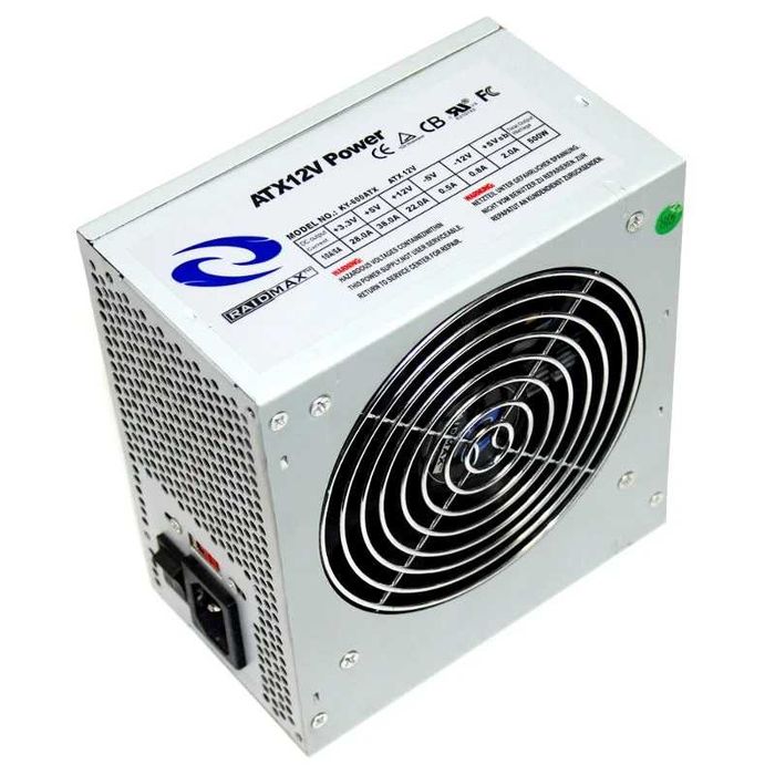 Sursa 500W RAIDMAX KY-600ATX, 20+4 MB, 4 CPU, 2 x SATA, 6 x MOLEX