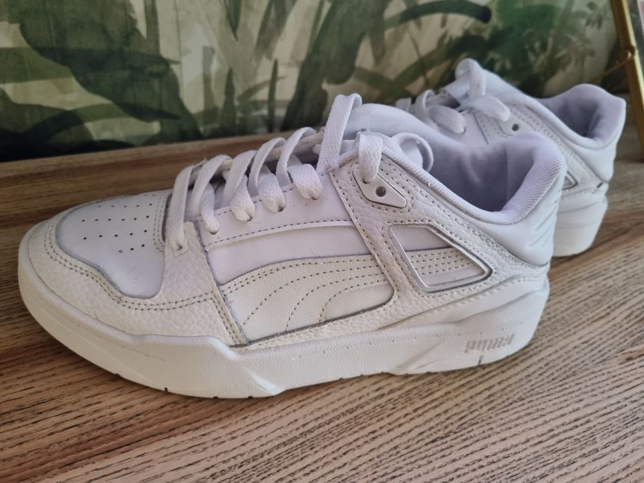 Кожени бели кецове Puma 38 unisex