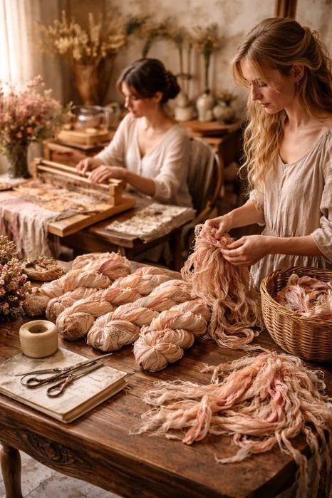 Винтидж копринени ленти