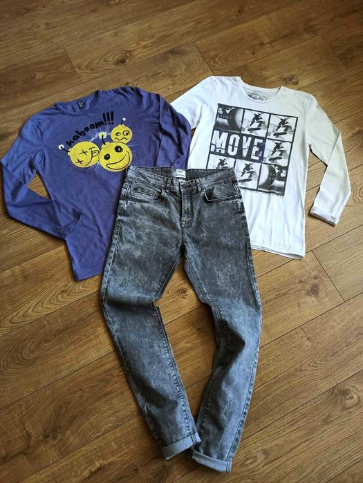 ZARA, PULL & BEAR детски дънки и блузки