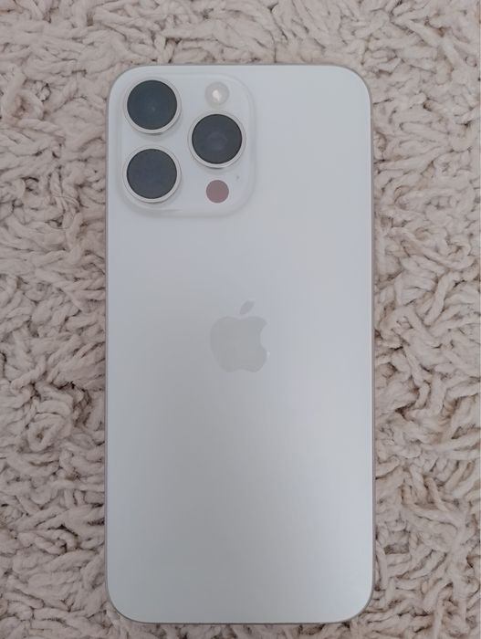 iPhone 15 pro max 256 gb white titanium sim+Esim