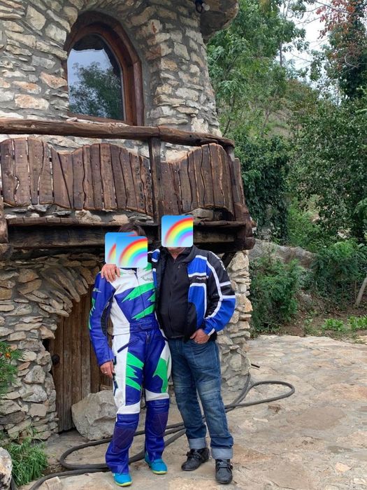 Мото костюм дамски