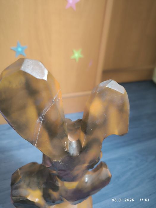 Статуэтка собачки из натурального дерева