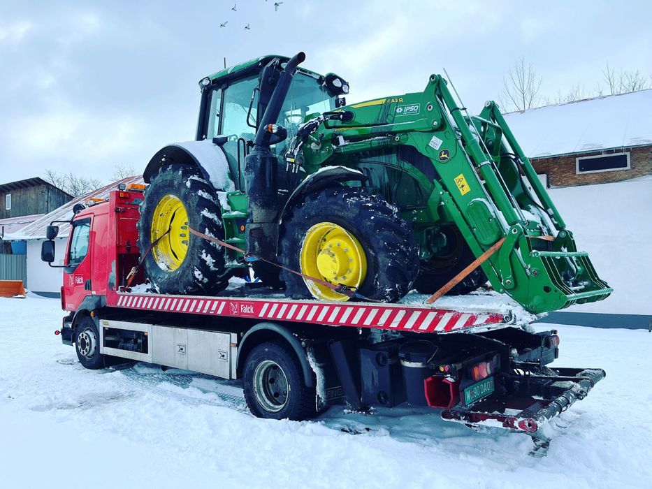 Transport Utilaje, Tractoare,  Inchiriez Macara
