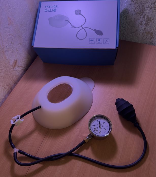 Вакуумный колокол при воронкообразной деформации грудной клетки