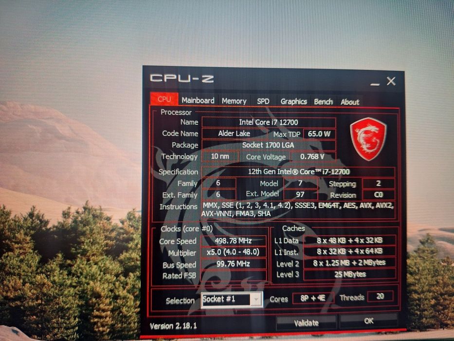 Заголовок: Мощный игровой комплект Intel Core i7-12700 / MSI B760 WiFi
