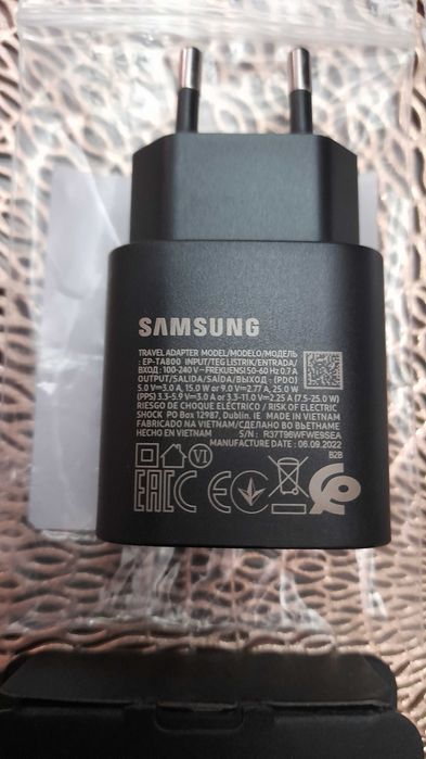 set incarcator Samsung original superfast charge 25w usb type c ,Noi