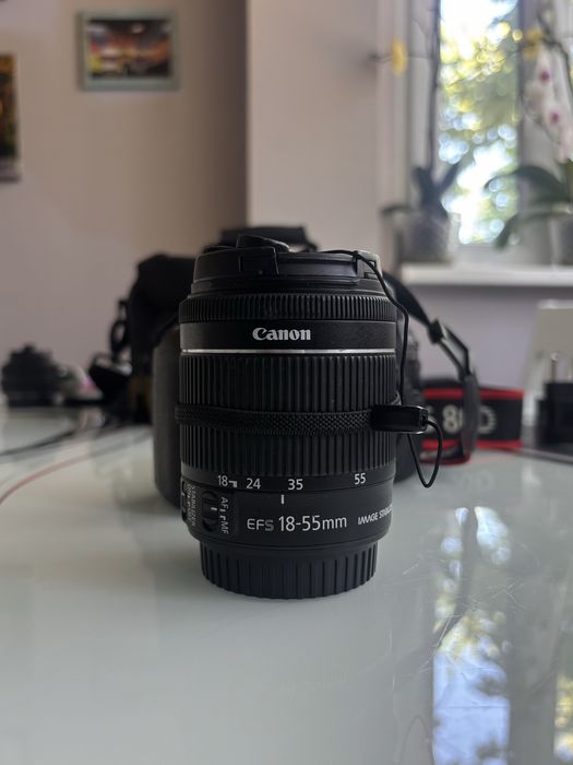 Canon EOS 80D + EFS 18-55mm обектив