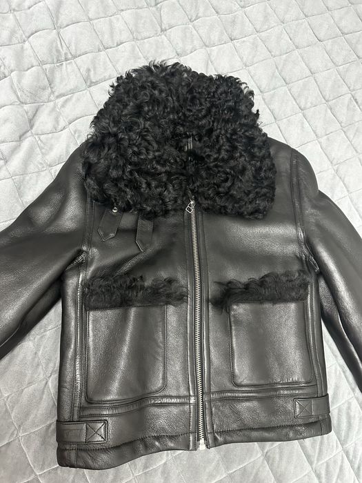 Продам натуральную дубленку авиатор!