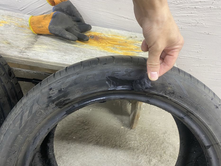 БЕСПЛАТНО 245/45/18 triangle летняя резина