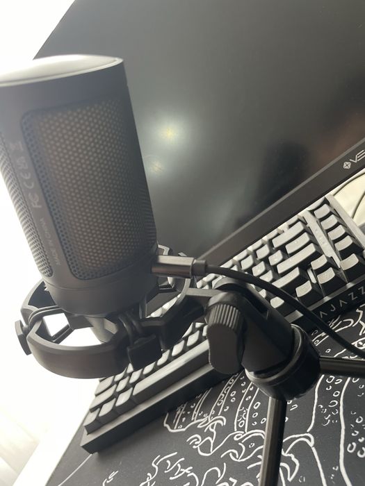 микрофон fifine a6v, в черном цвете