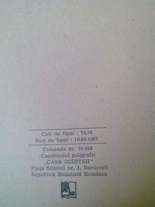 "Dictionar general al limbii romane" de Vasile Breban-1987
