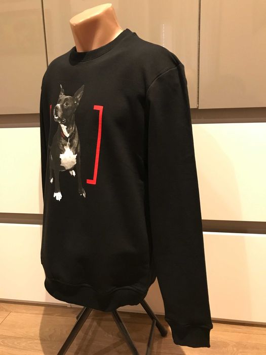 Оригинална блуза Hugo Boss, Принт- Куче, черна, размери: M