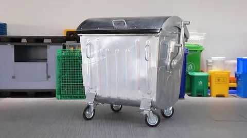 Контейнер мусорный - мусорный бак, мусорный ящик, бак для мусора