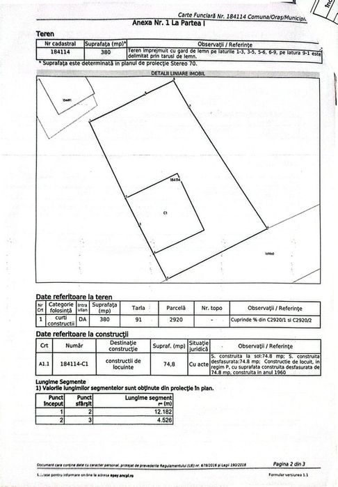 CENTRAL IAȘI – Casă + teren 380 mp – Piața Unirii / Palas – 250.000 €