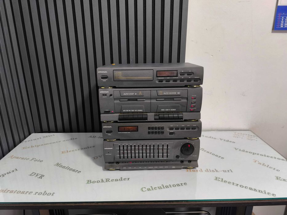 Sistem stereo Universum 1035 CD casete tuner equalizer karaoke