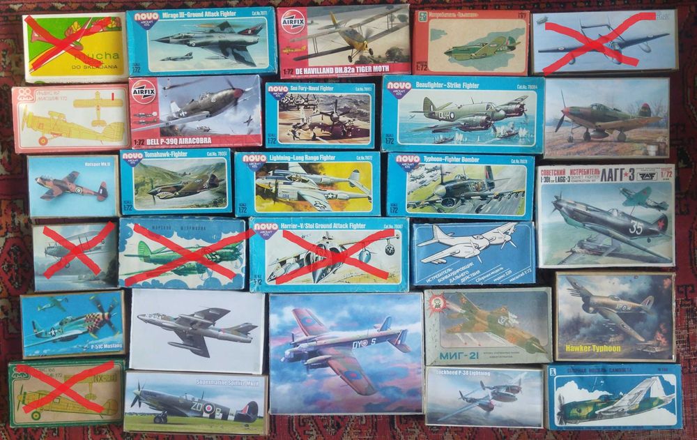 сборная модель самолёта Airacobra 1/72 макет в клуб