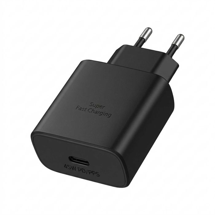 Incarcator de retea 45W Wyred by Monga - Power 45C SFC, Super Fast Charging, PD/PPS, USB-C, Negru