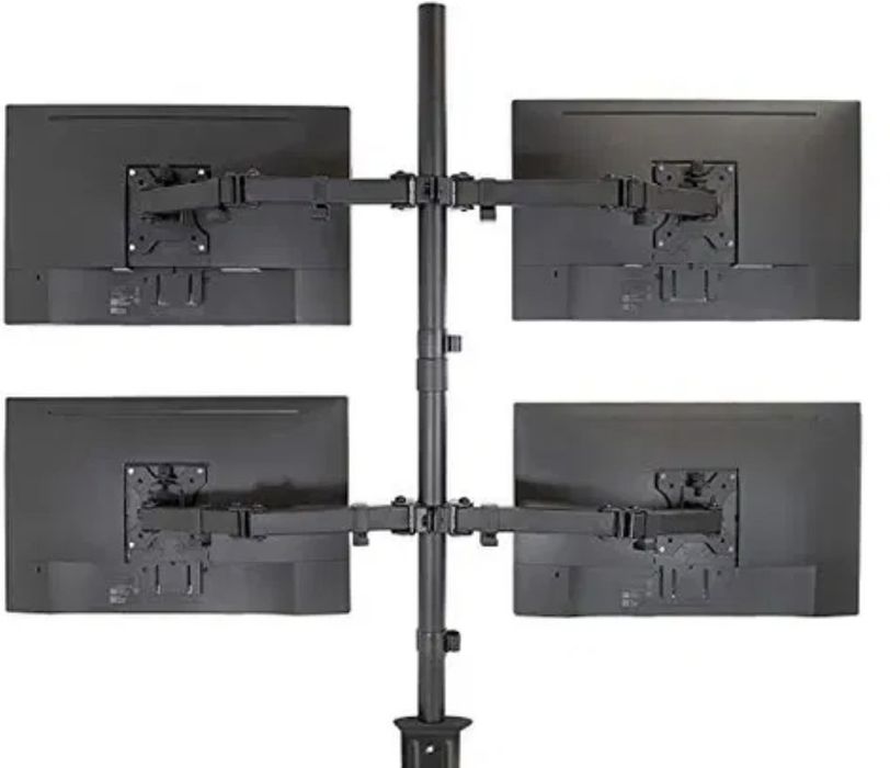 Кронштейн на 4 монитора от13 до 27 дюймов