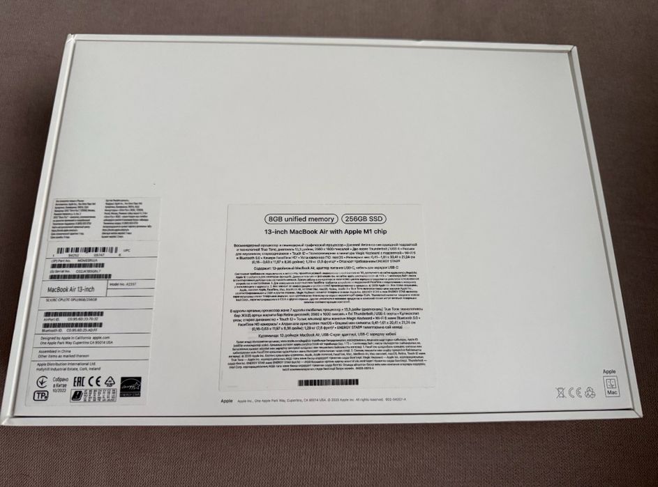 MacBook Air M1 2020 EAC (оригинал)