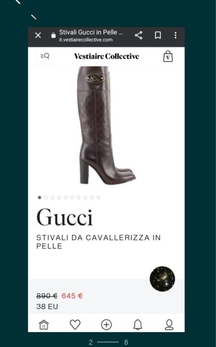 Cizme Gucci autentice piele naturala