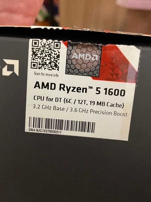 Procesor ryzen 5 1600af