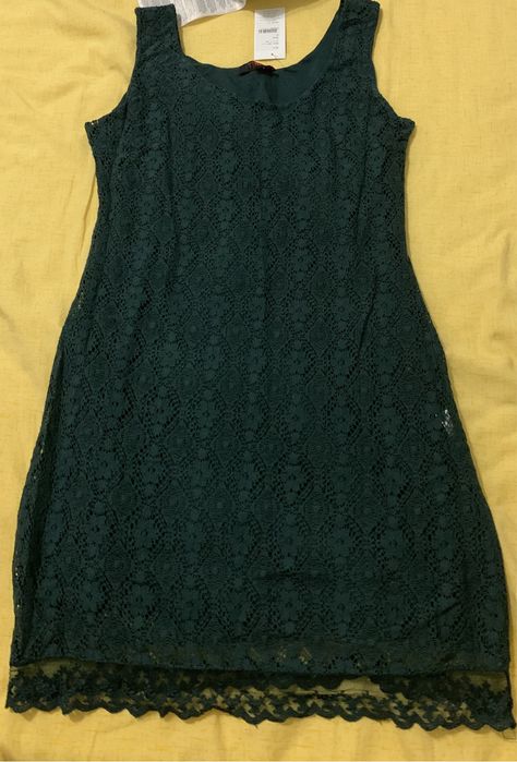 Rochie verde din dantela