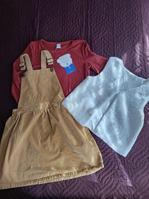 Лот за момиче р. 122 и 128