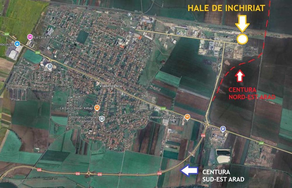 Spații de inchiriat depozitare/comerciale/industriale Combinat Chimic