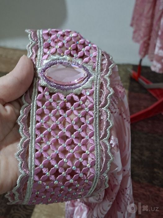 Национальное платье  со штанами Новое.