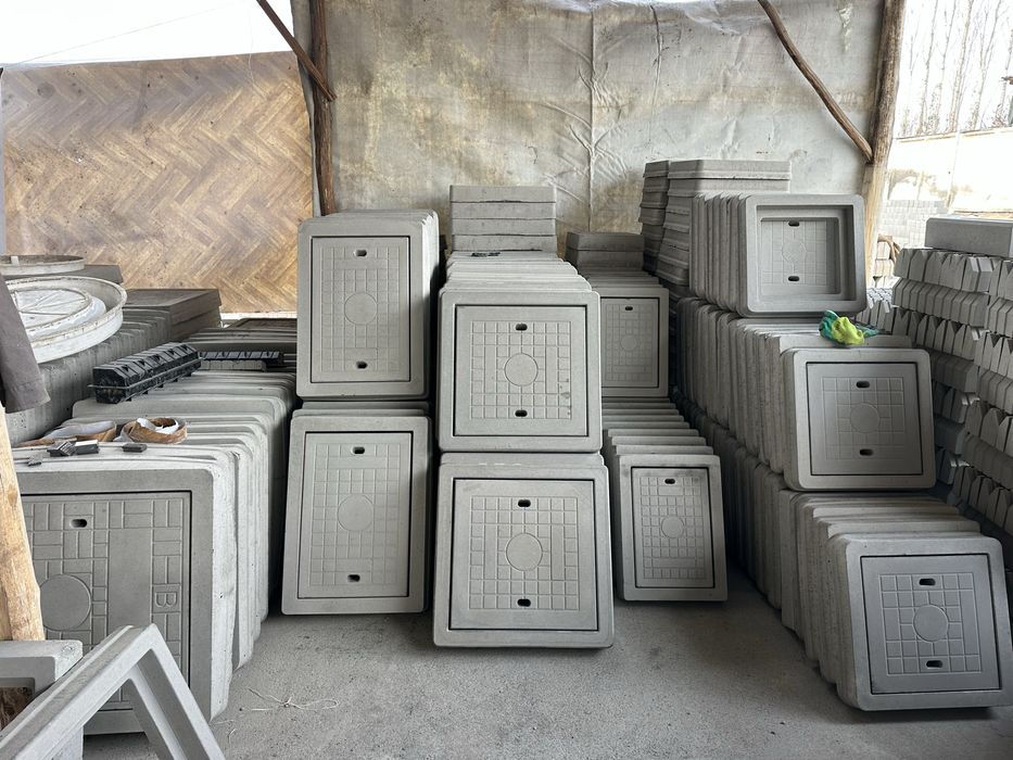 Колодец қопқоқлари чекланмаган миқдорда 12 хил ўлчамда