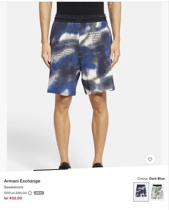 Pantaloni scurti bermude Armani Exchange