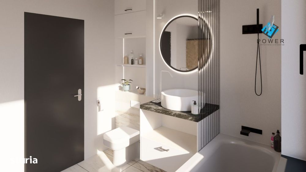 Apartament modern, 2 camere, open-space, 53 mp utili - Esso, Giroc