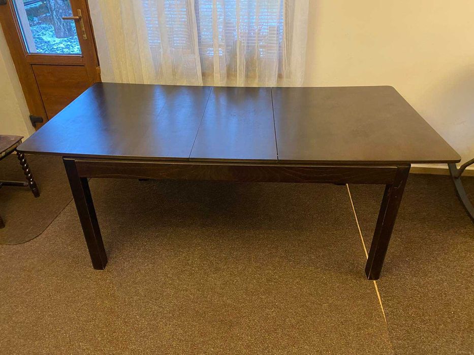 Разтегателна трапезна маса 100 х 160 см. / 100 х 200 см.