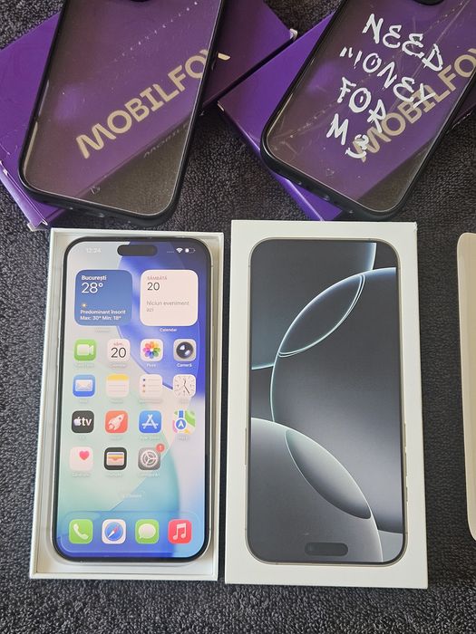Iphone 16 pro max 98% white